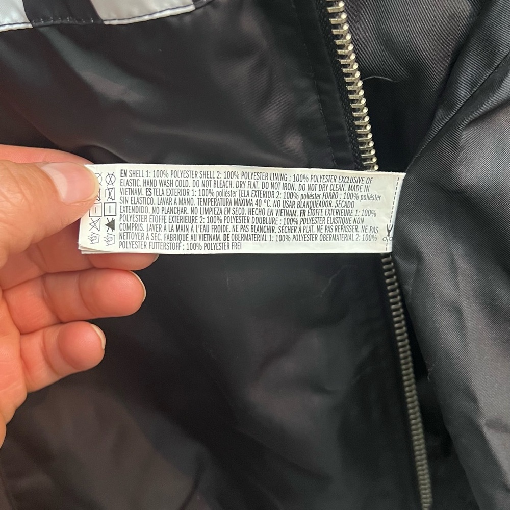 Forever 21 Black and White Checkered Windbreaker - Picture 8 of 10